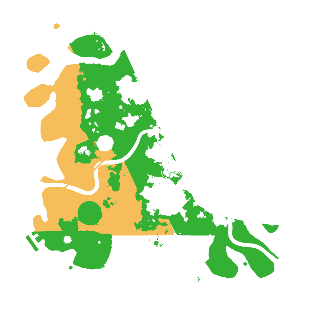 Biome Rust Map: Procedural Map, Size: 3500, Seed: 4514408