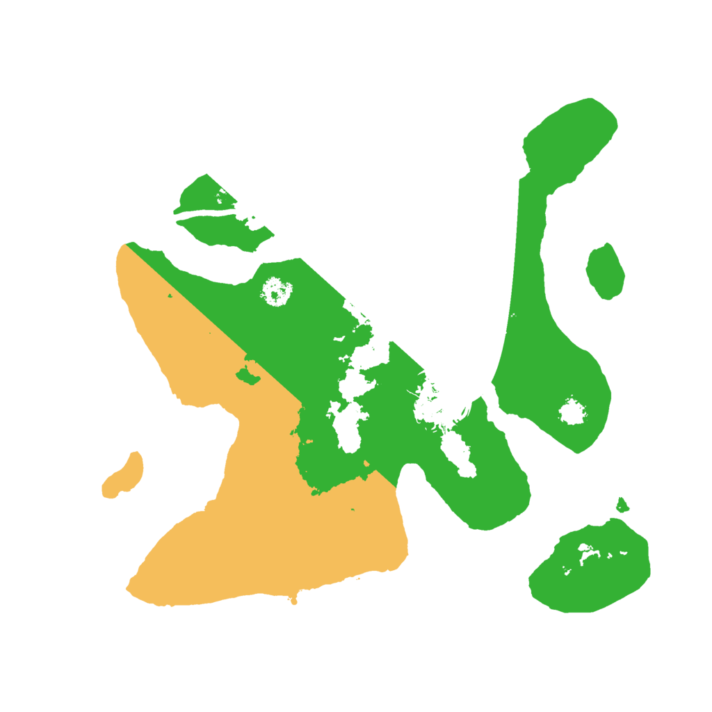 Biome Rust Map: Procedural Map, Size: 2500, Seed: 3168075