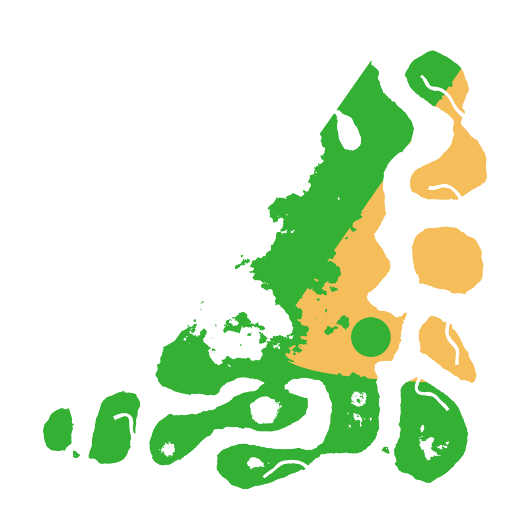 Biome Rust Map: Procedural Map, Size: 3500, Seed: 3297180