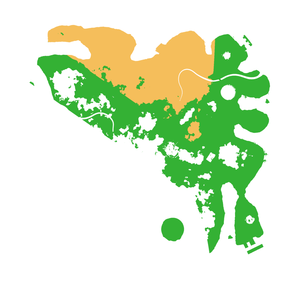 Biome Rust Map: Procedural Map, Size: 3500, Seed: 1831583