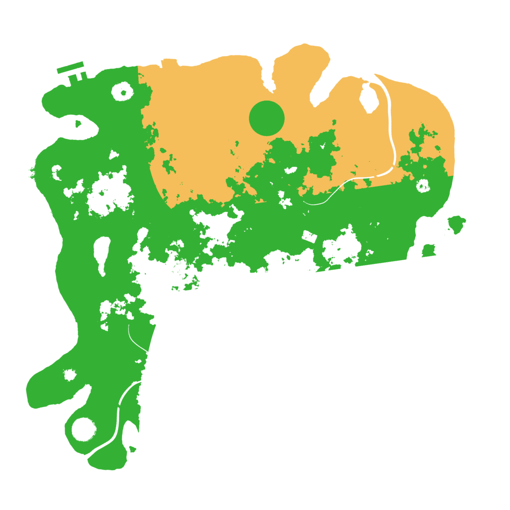 Biome Rust Map: Procedural Map, Size: 3800, Seed: 5061616