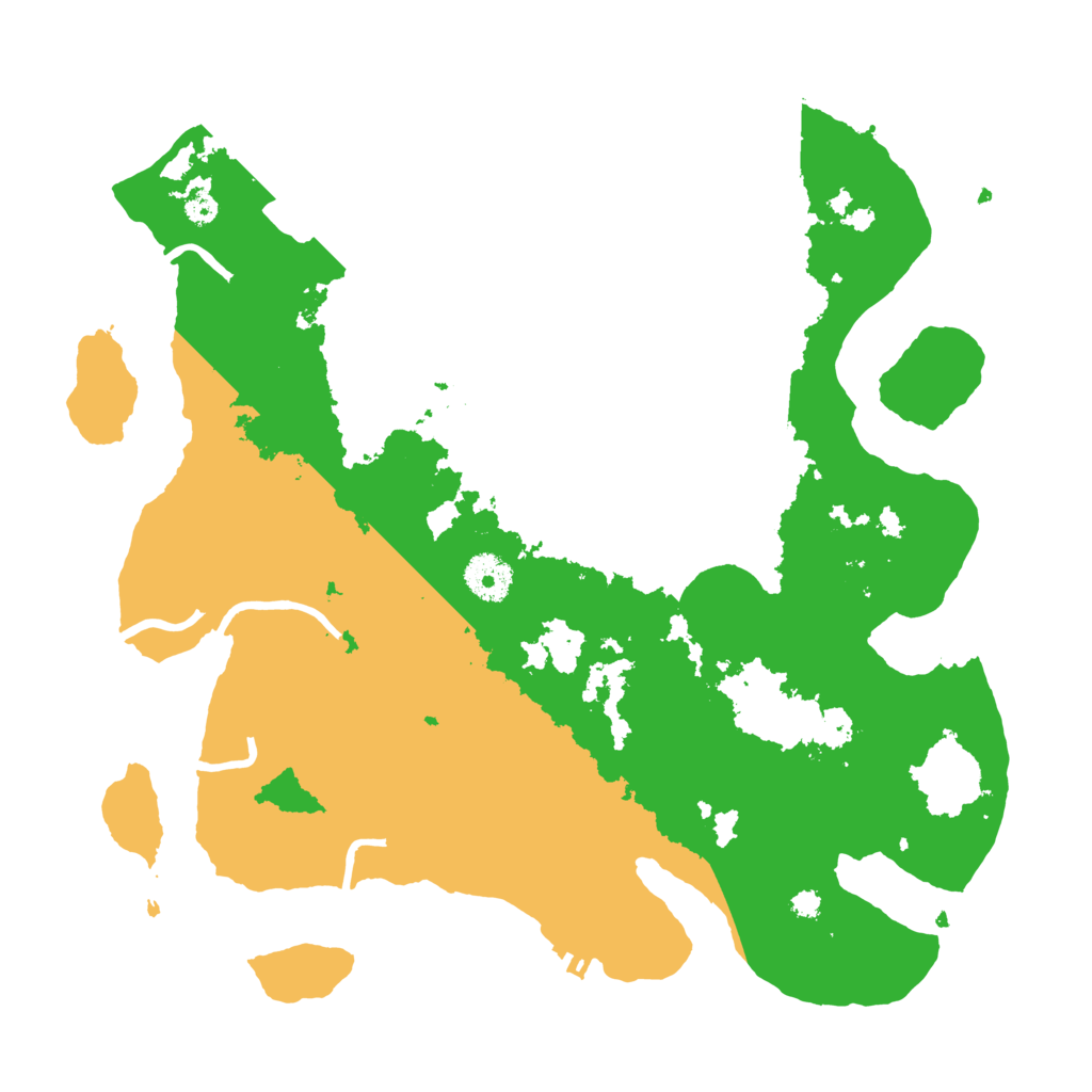 Biome Rust Map: Procedural Map, Size: 3500, Seed: 6137210