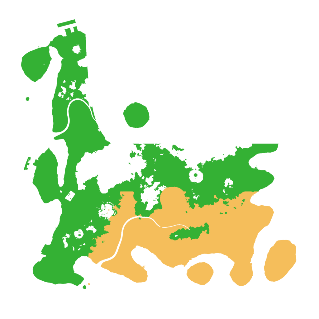 Biome Rust Map: Procedural Map, Size: 3500, Seed: 1170637