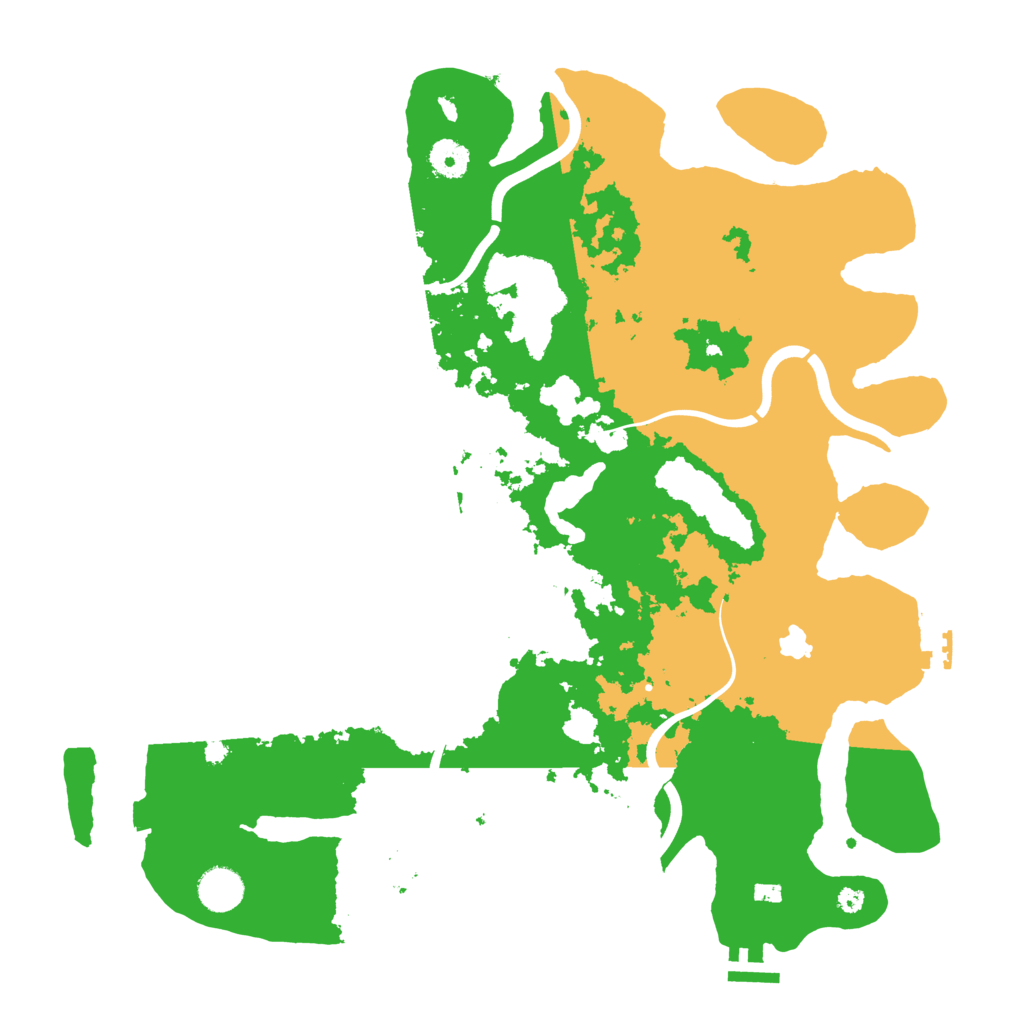 Biome Rust Map: Procedural Map, Size: 4000, Seed: 1636185