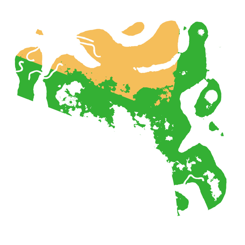 Biome Rust Map: Procedural Map, Size: 3500, Seed: 2867436