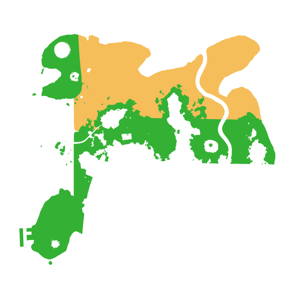 Biome Rust Map: Procedural Map, Size: 3250, Seed: 1971673814