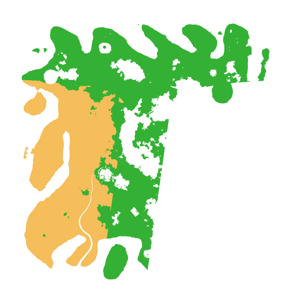 Biome Rust Map: Procedural Map, Size: 3800, Seed: 23413