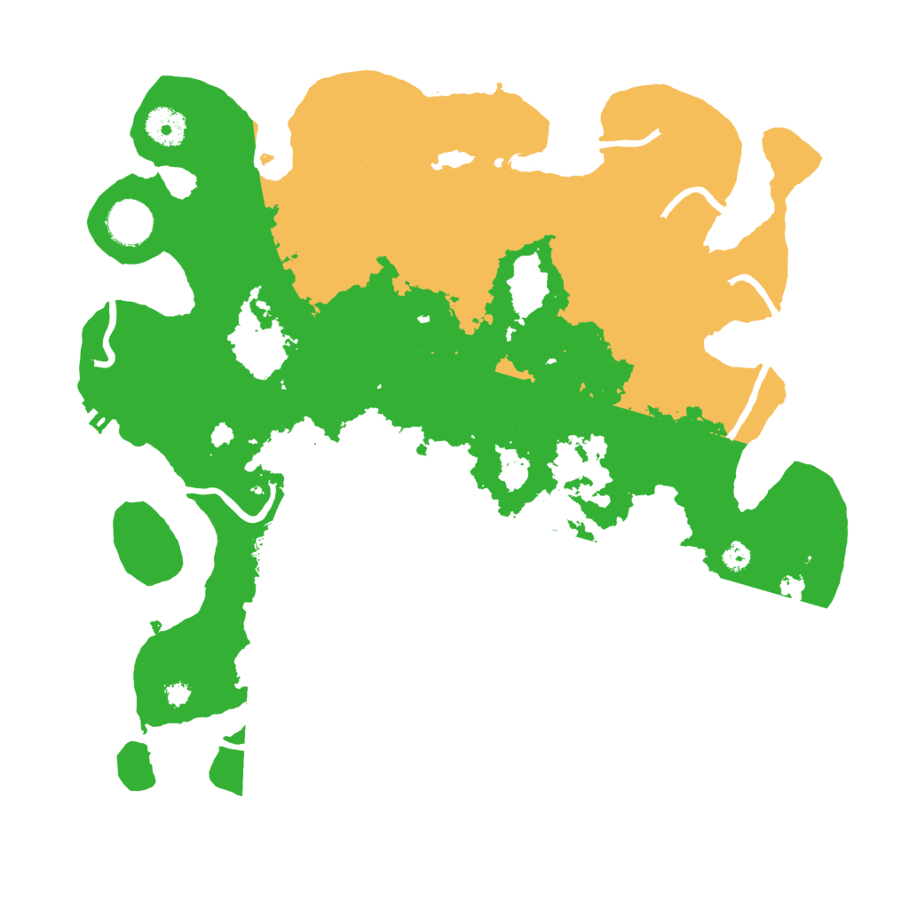 Biome Rust Map: Procedural Map, Size: 3500, Seed: 1255624