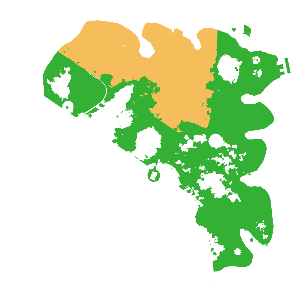 Biome Rust Map: Procedural Map, Size: 3800, Seed: 3227474