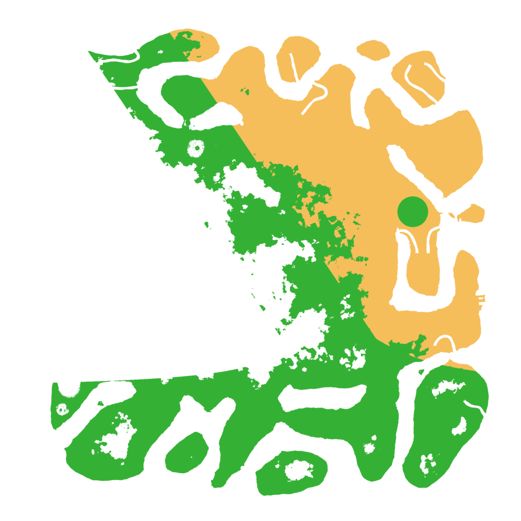 Biome Rust Map: Procedural Map, Size: 4500, Seed: 59673