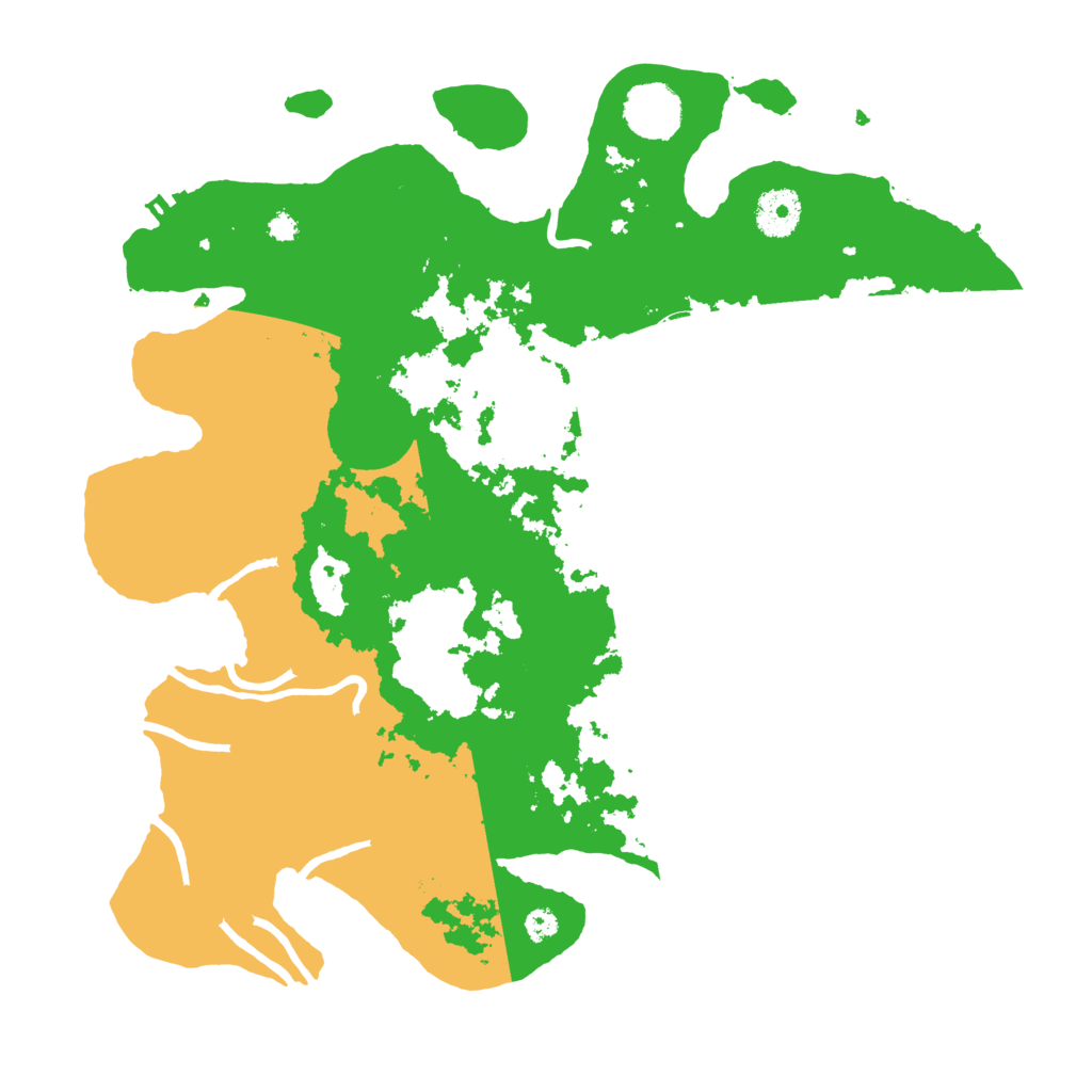 Biome Rust Map: Procedural Map, Size: 3500, Seed: 3093441