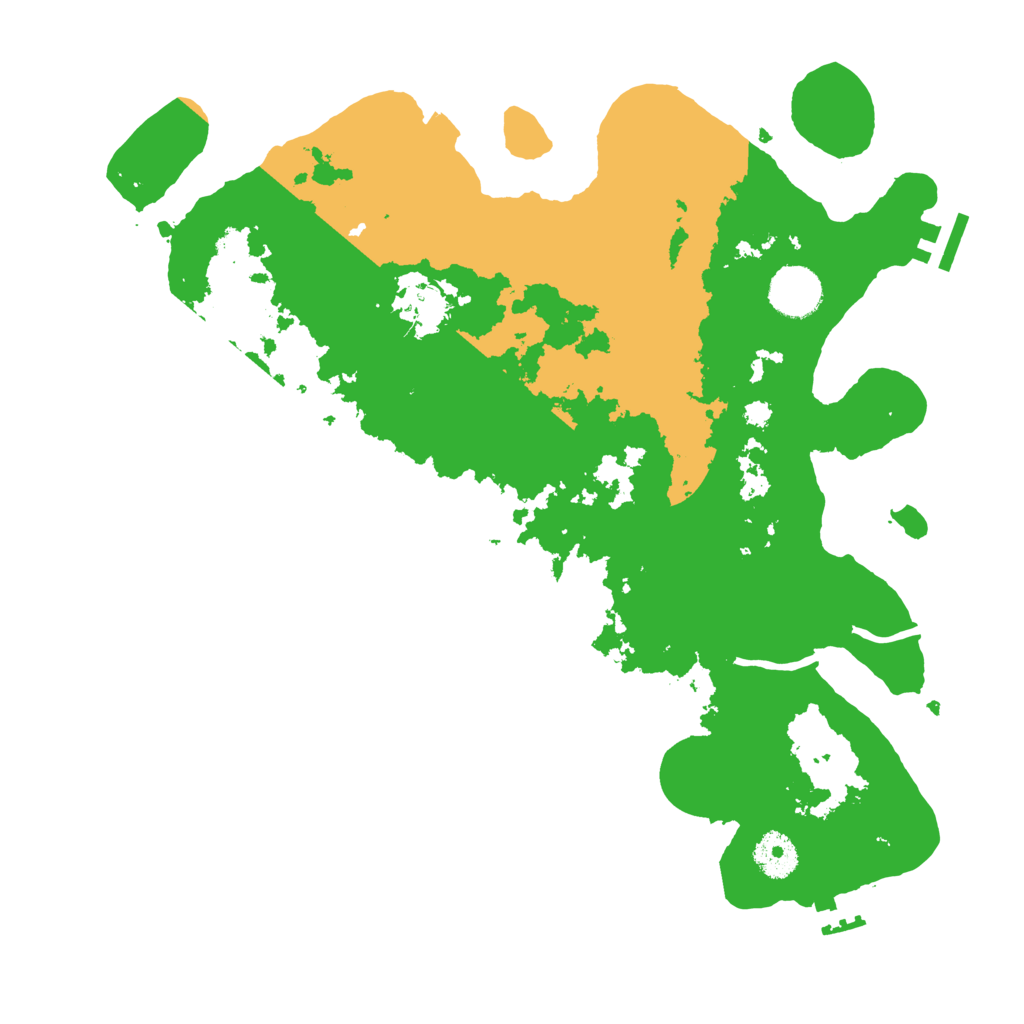 Biome Rust Map: Procedural Map, Size: 3500, Seed: 1044219