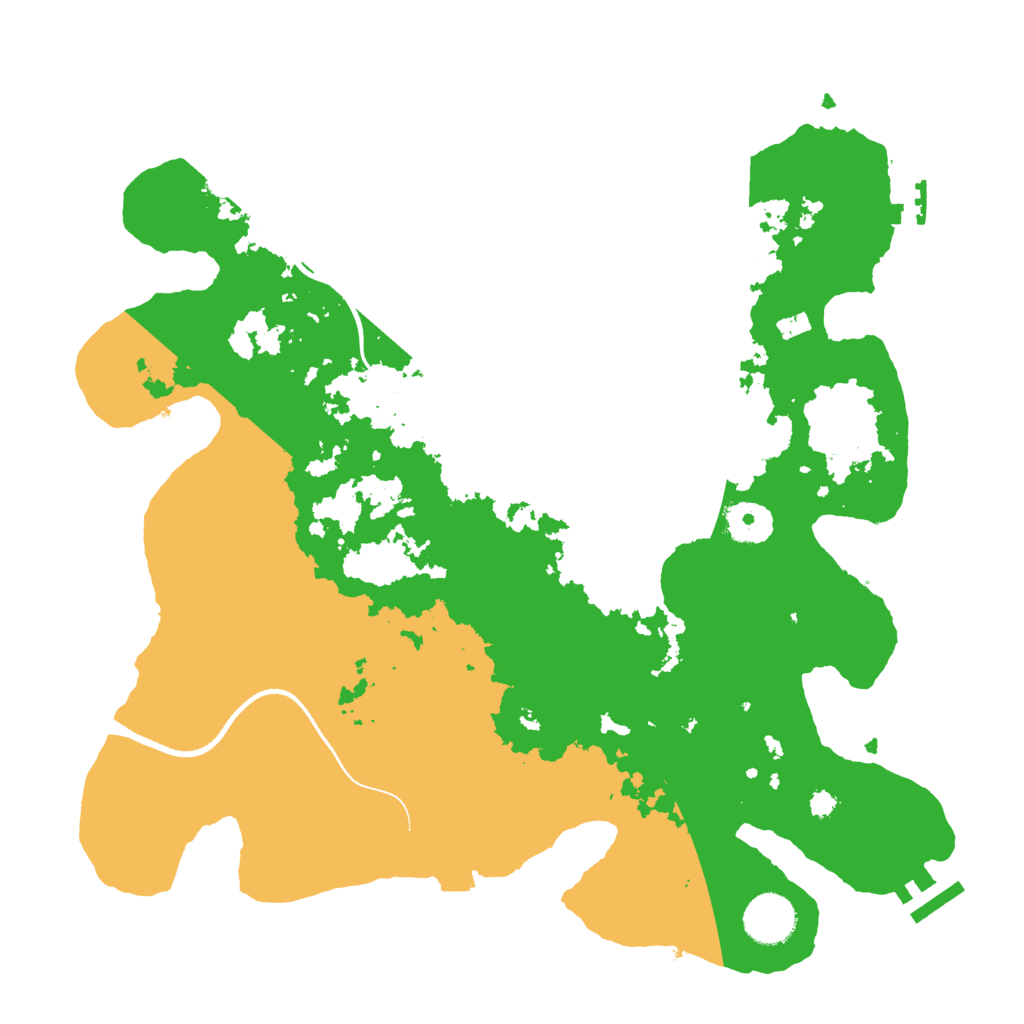 Biome Rust Map: Procedural Map, Size: 3500, Seed: 5711398