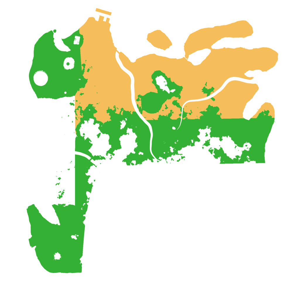 Biome Rust Map: Procedural Map, Size: 3800, Seed: 4867933