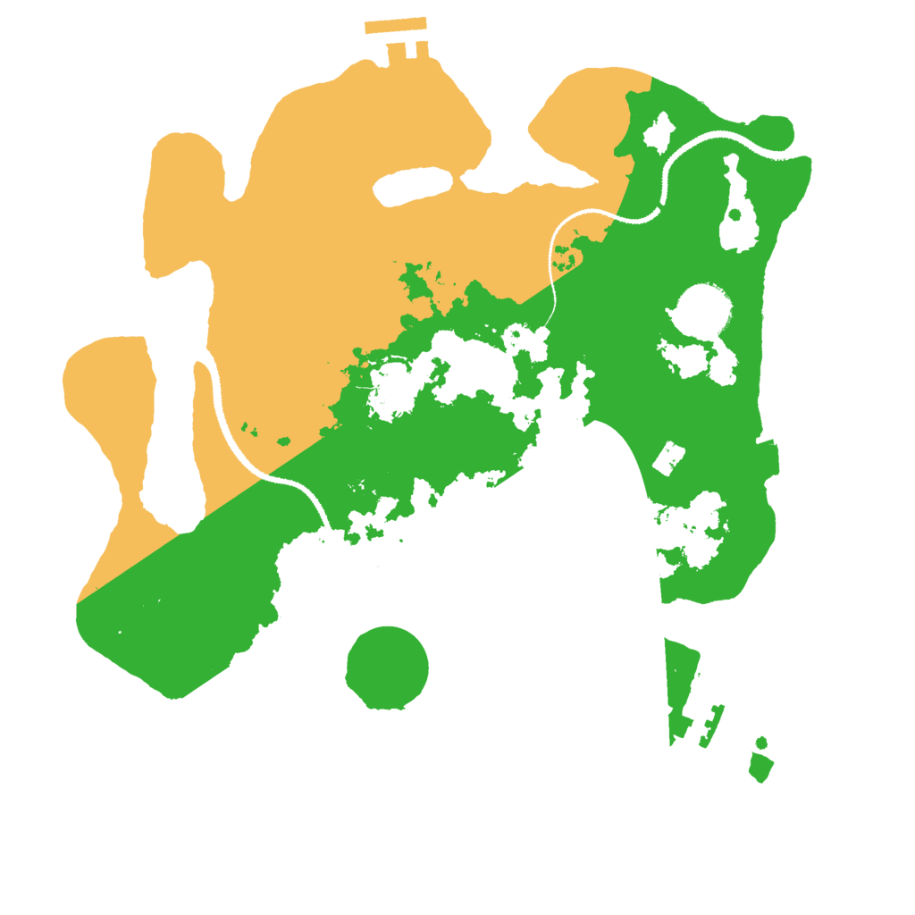 Biome Rust Map: Procedural Map, Size: 3000, Seed: 481610185