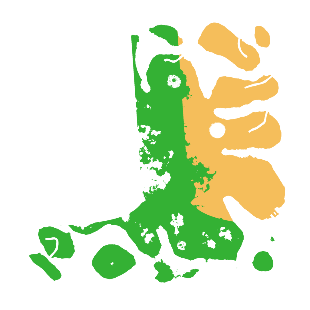 Biome Rust Map: Procedural Map, Size: 3500, Seed: 1122278