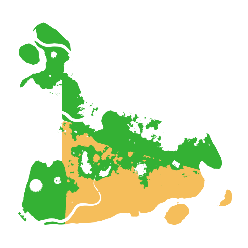 Biome Rust Map: Procedural Map, Size: 3500, Seed: 3934234