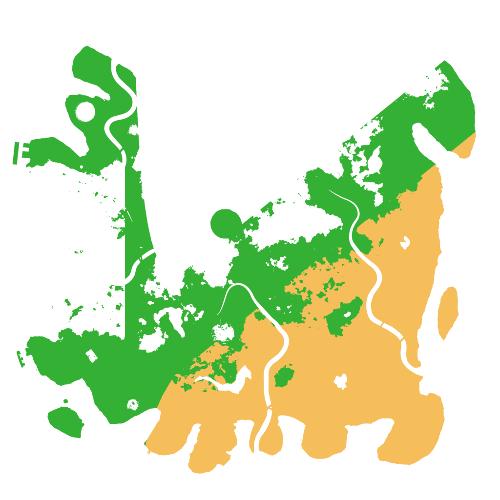 Biome Rust Map: Procedural Map, Size: 4500, Seed: 752059