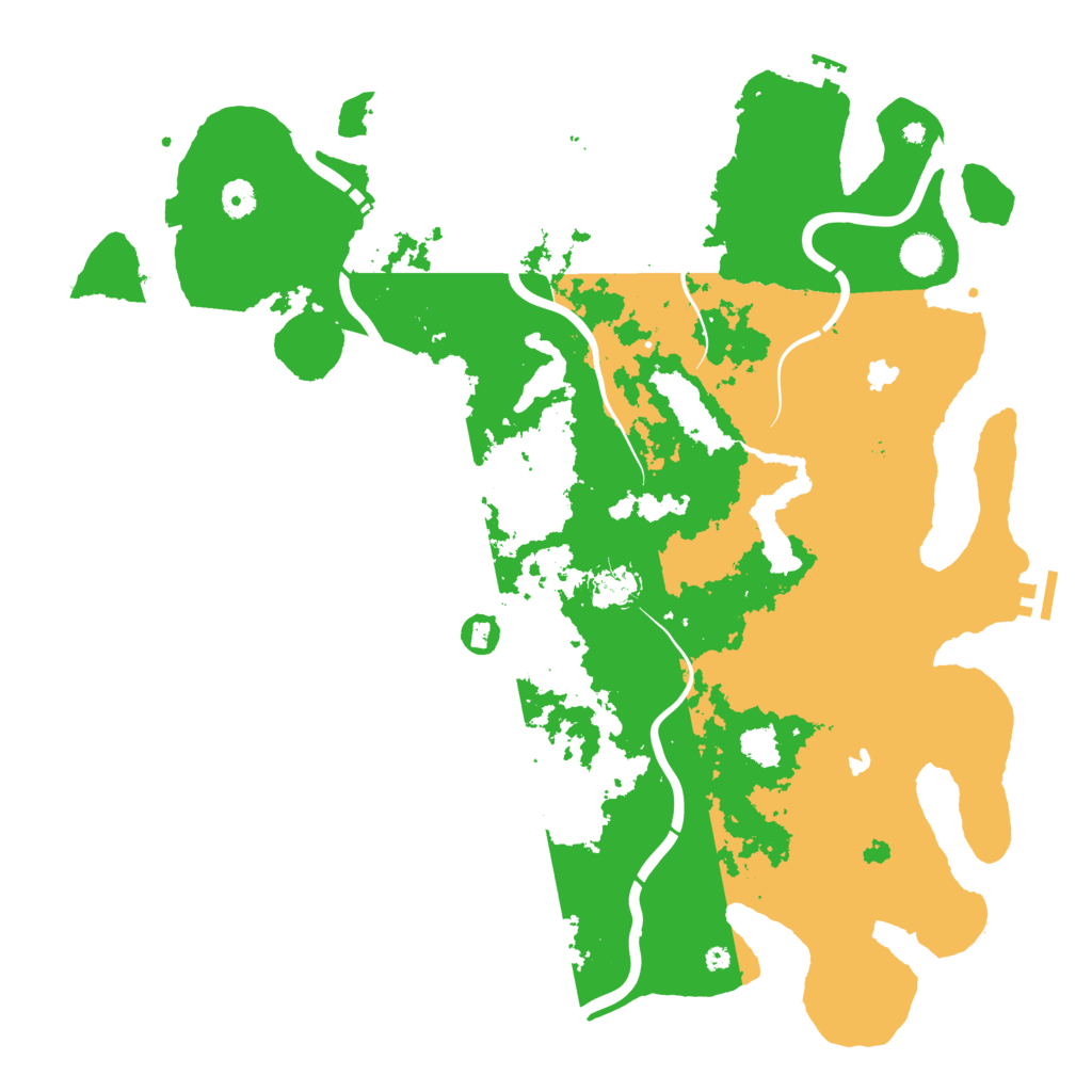 Biome Rust Map: Procedural Map, Size: 4500, Seed: 74732932