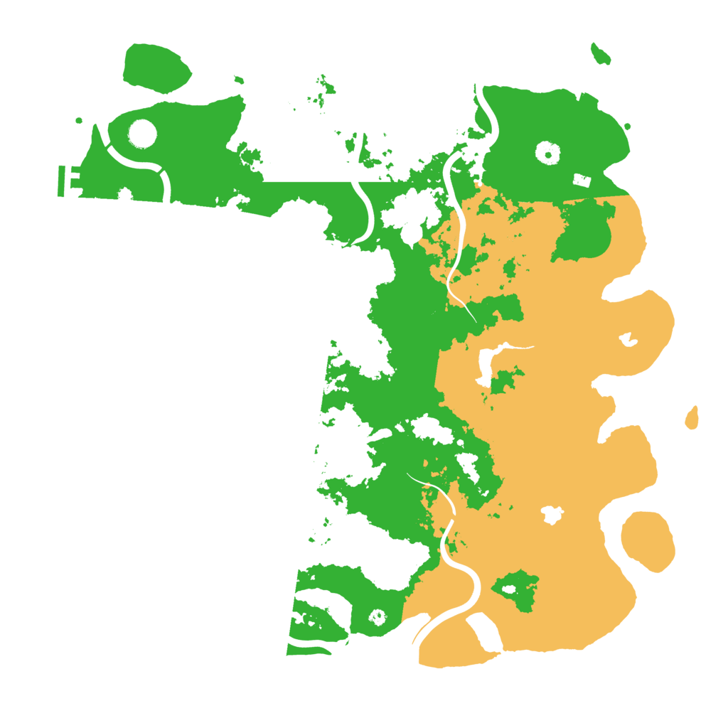 Biome Rust Map: Procedural Map, Size: 4500, Seed: 134311332