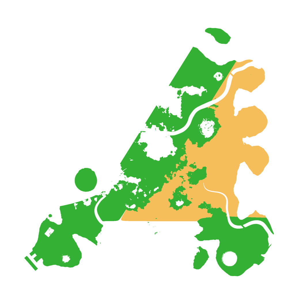 Biome Rust Map: Procedural Map, Size: 3500, Seed: 1783365
