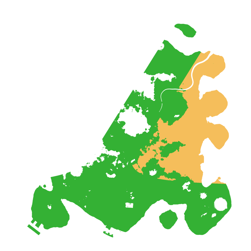Biome Rust Map: Procedural Map, Size: 3500, Seed: 1783365