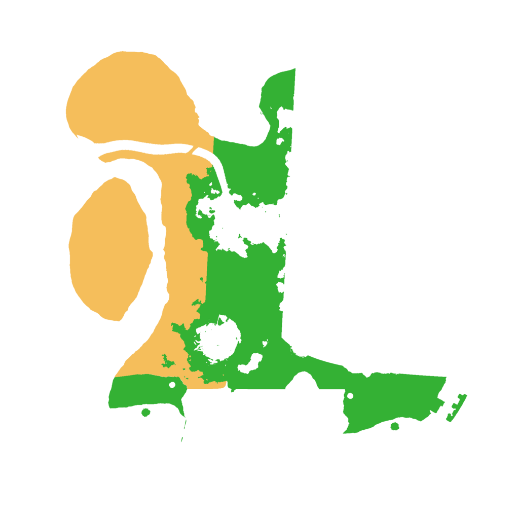 Biome Rust Map: Procedural Map, Size: 2500, Seed: 701182281