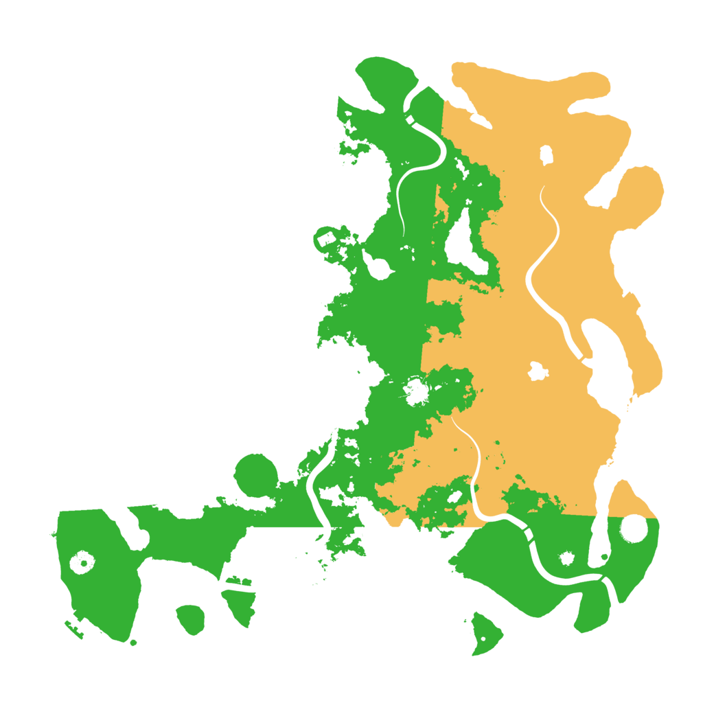 Biome Rust Map: Procedural Map, Size: 4500, Seed: 5106830