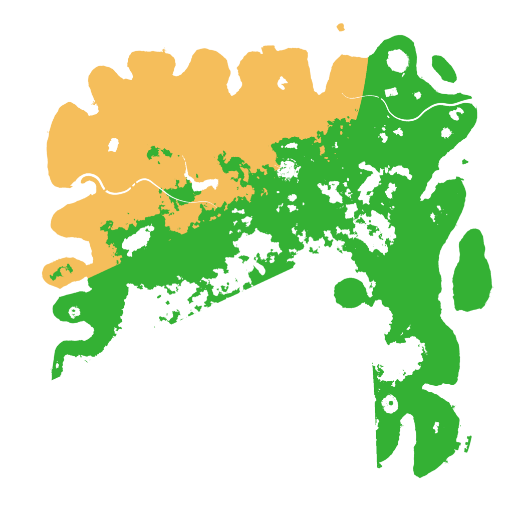 Biome Rust Map: Procedural Map, Size: 4500, Seed: 5349221