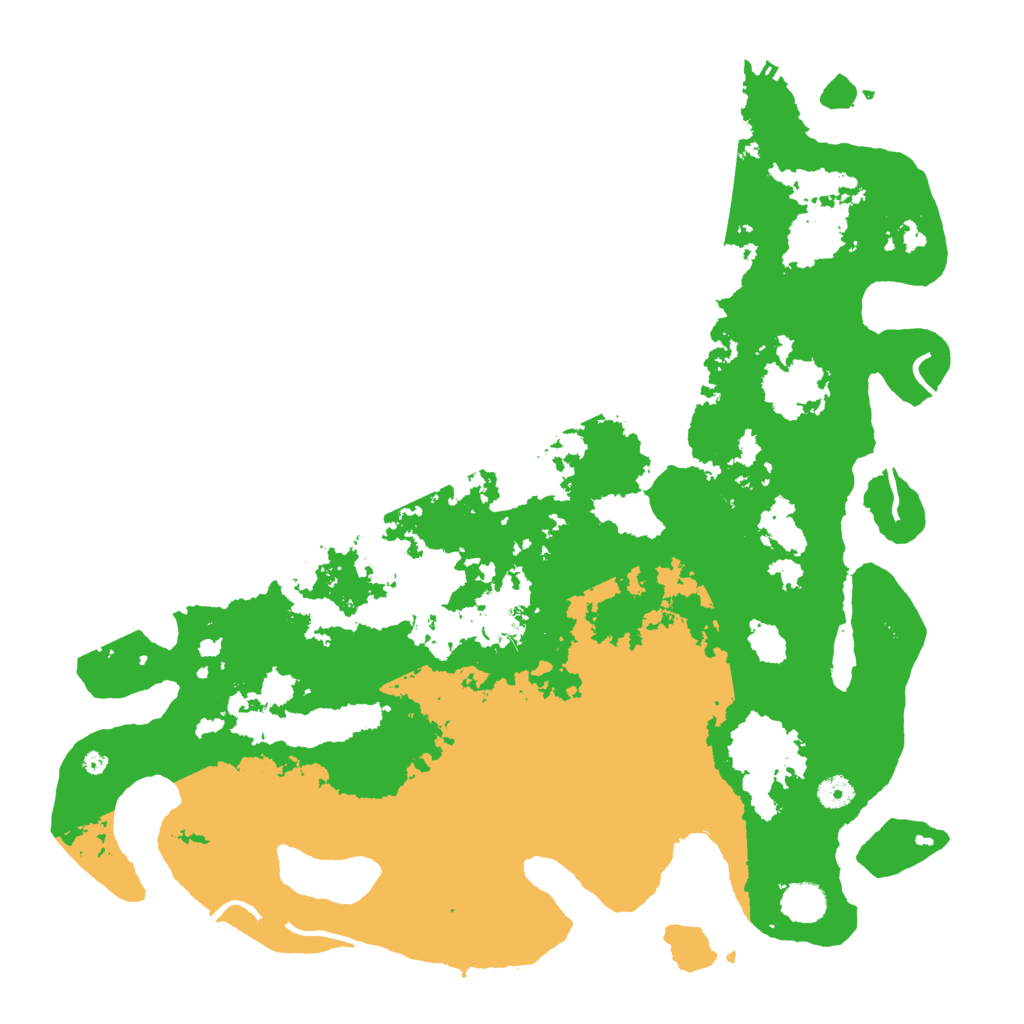 Biome Rust Map: Procedural Map, Size: 4500, Seed: 2648696