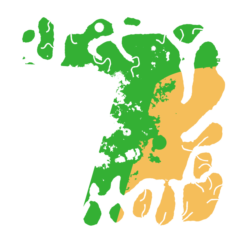 Biome Rust Map: Procedural Map, Size: 4500, Seed: 3129165