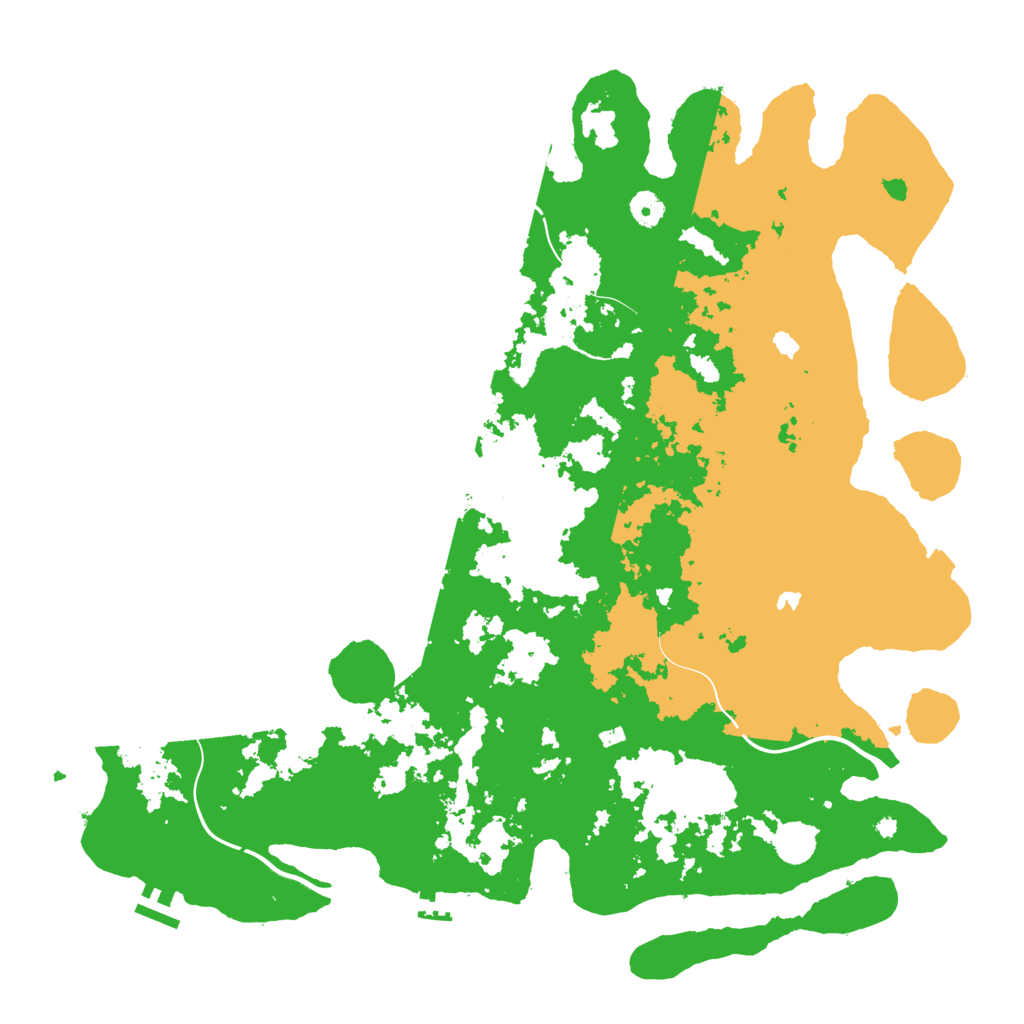 Biome Rust Map: Procedural Map, Size: 4500, Seed: 4823756