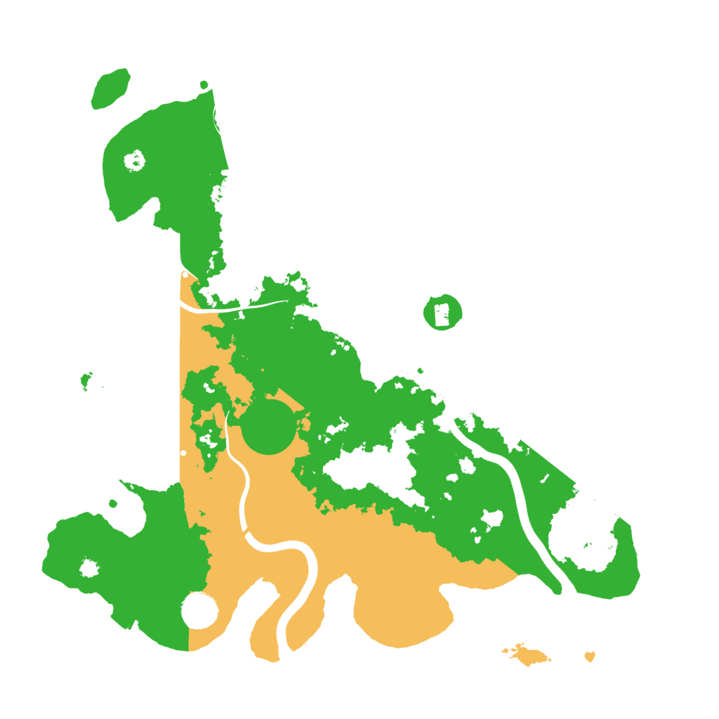 Biome Rust Map: Procedural Map, Size: 3500, Seed: 1256785