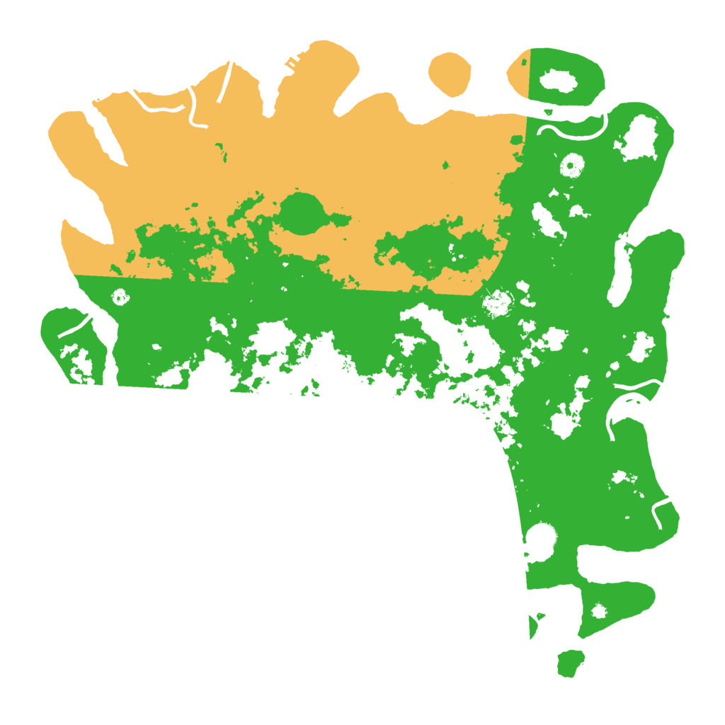 Biome Rust Map: Procedural Map, Size: 4500, Seed: 2739049