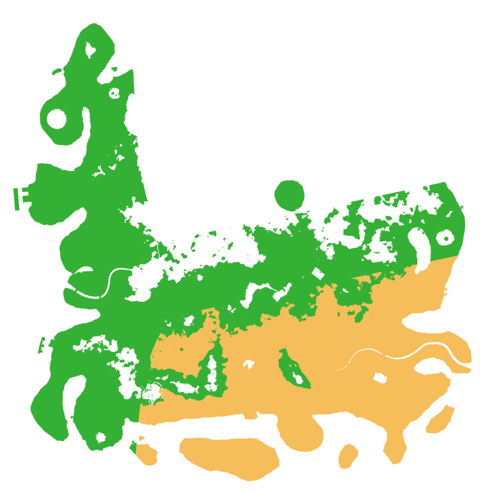 Biome Rust Map: Procedural Map, Size: 4500, Seed: 924418
