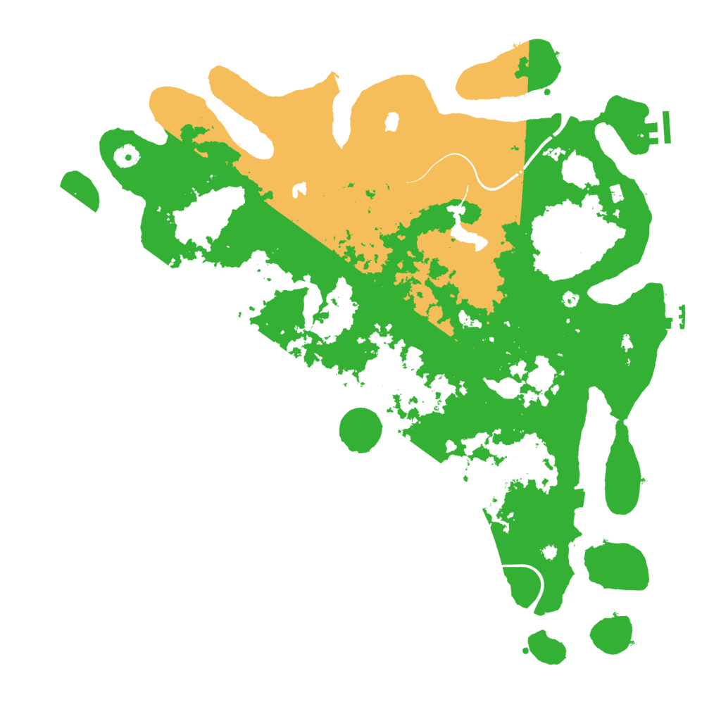 Biome Rust Map: Procedural Map, Size: 4500, Seed: 3680312