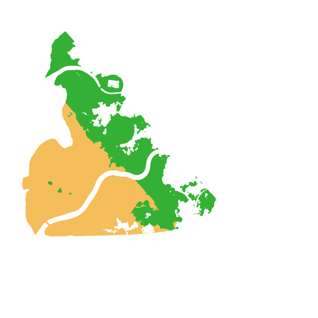 Biome Rust Map: Procedural Map, Size: 3000, Seed: 777216035