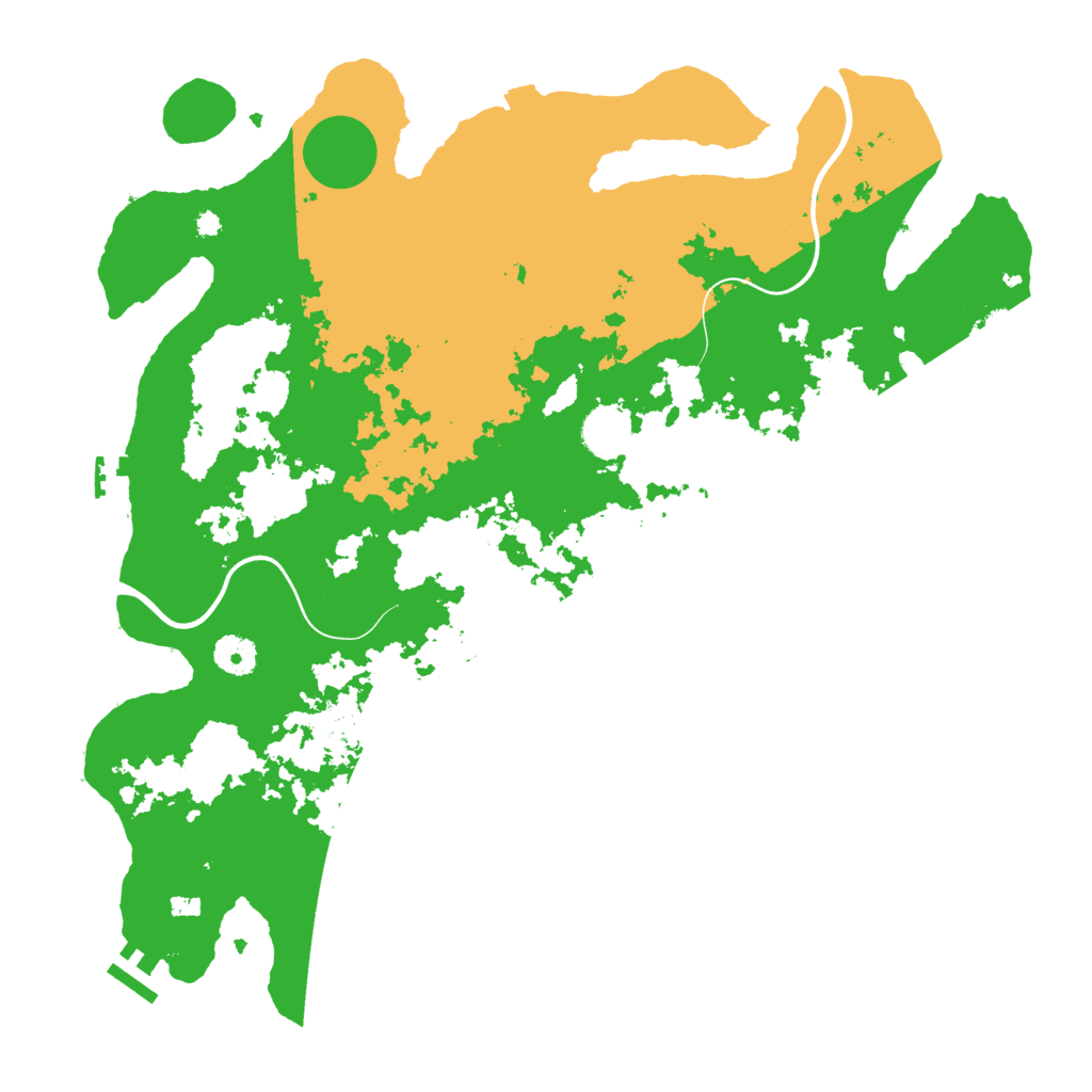 Biome Rust Map: Procedural Map, Size: 3950, Seed: 513173028