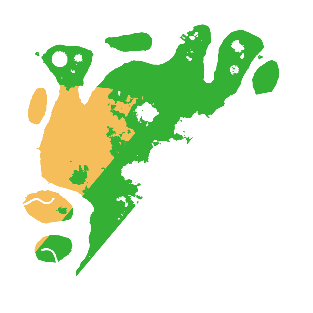 Biome Rust Map: Procedural Map, Size: 3500, Seed: 206787