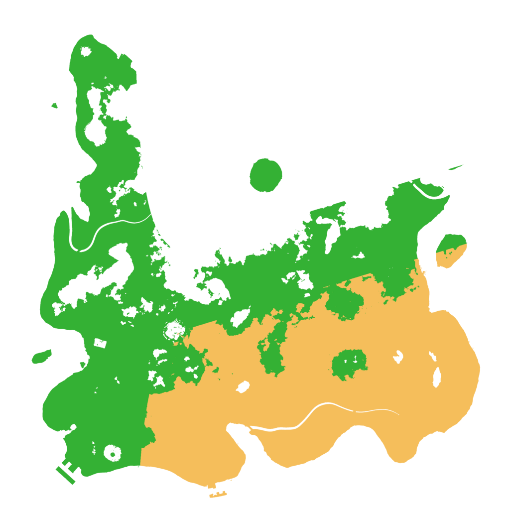 Biome Rust Map: Procedural Map, Size: 4500, Seed: 3685893