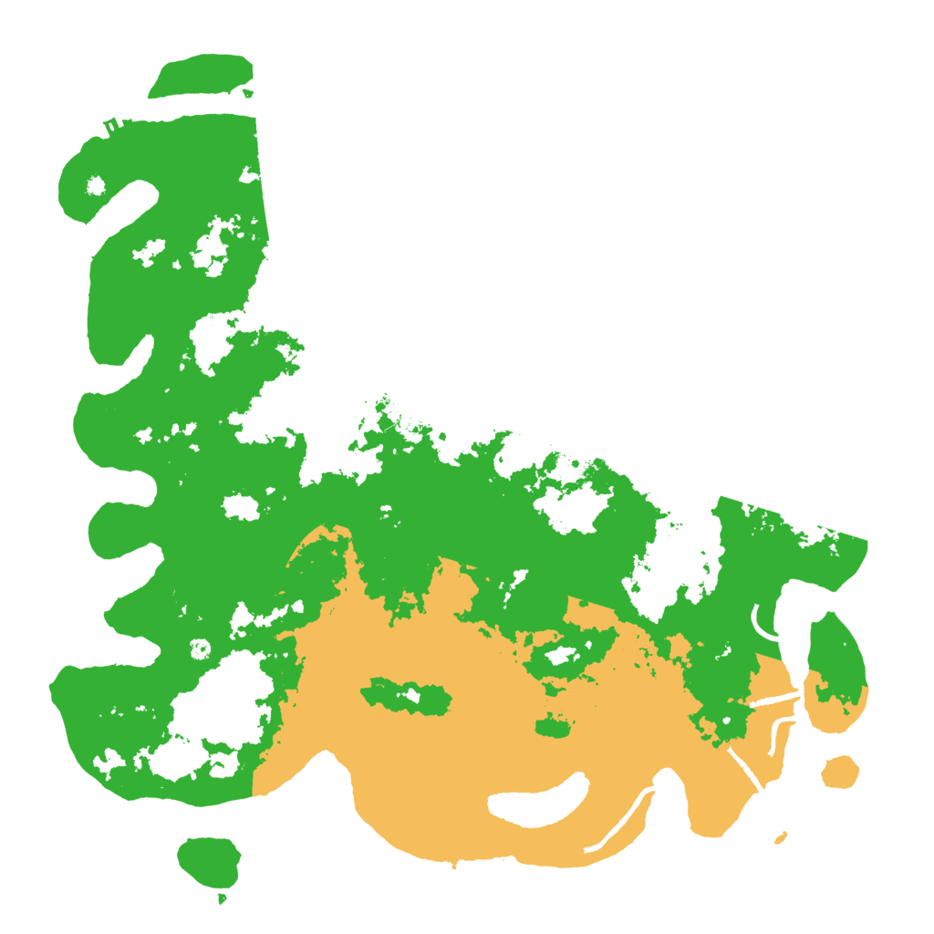 Biome Rust Map: Procedural Map, Size: 4500, Seed: 3866867