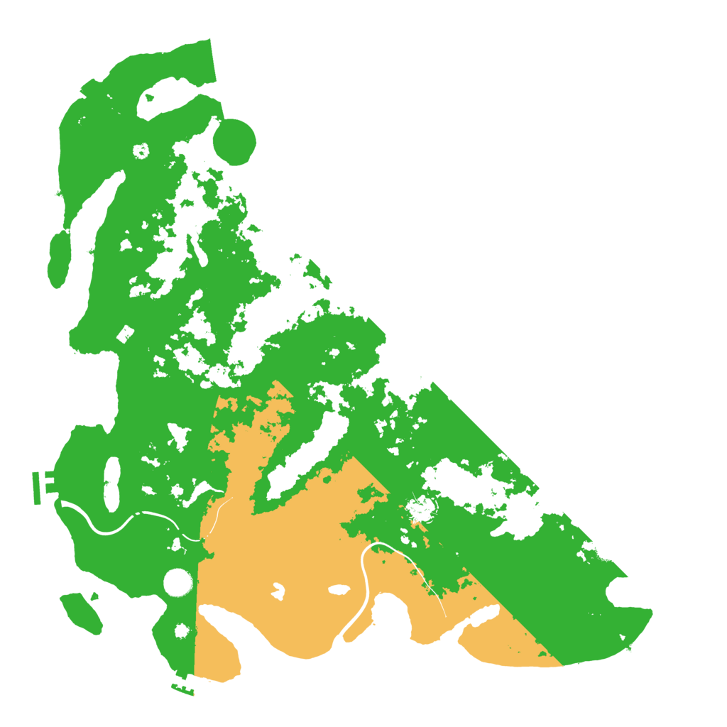 Biome Rust Map: Procedural Map, Size: 4500, Seed: 353197