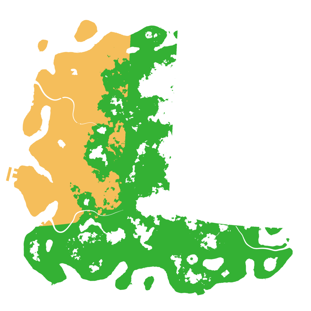 Biome Rust Map: Procedural Map, Size: 4500, Seed: 2441546