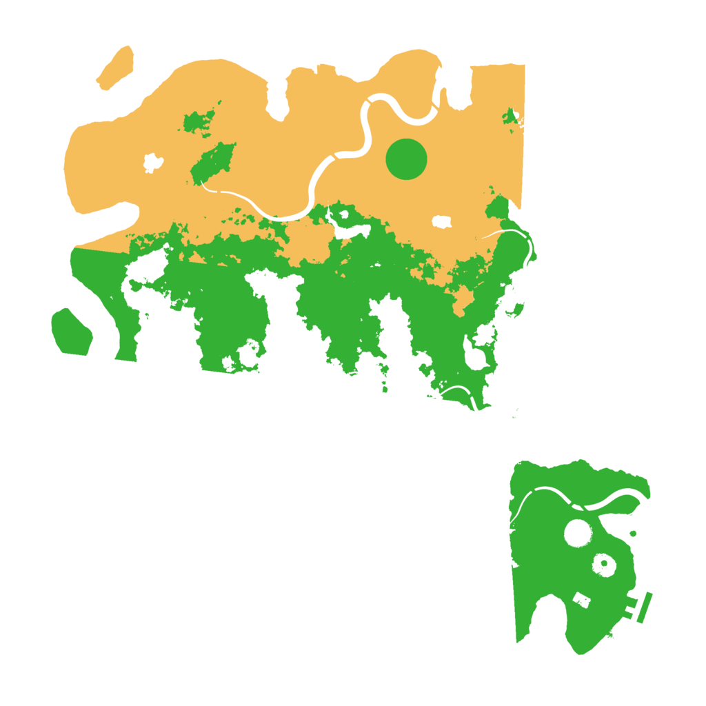 Biome Rust Map: Procedural Map, Size: 4500, Seed: 5399008