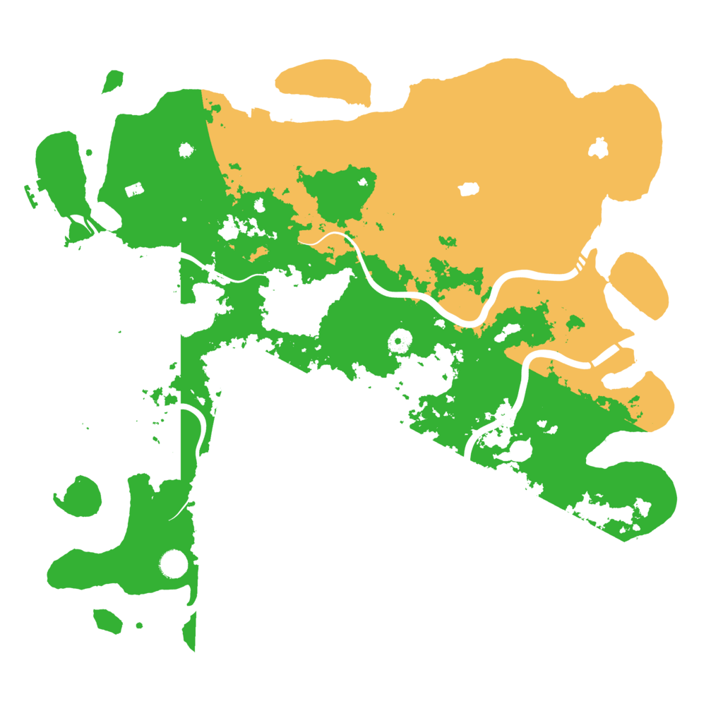 Biome Rust Map: Procedural Map, Size: 4500, Seed: 282334