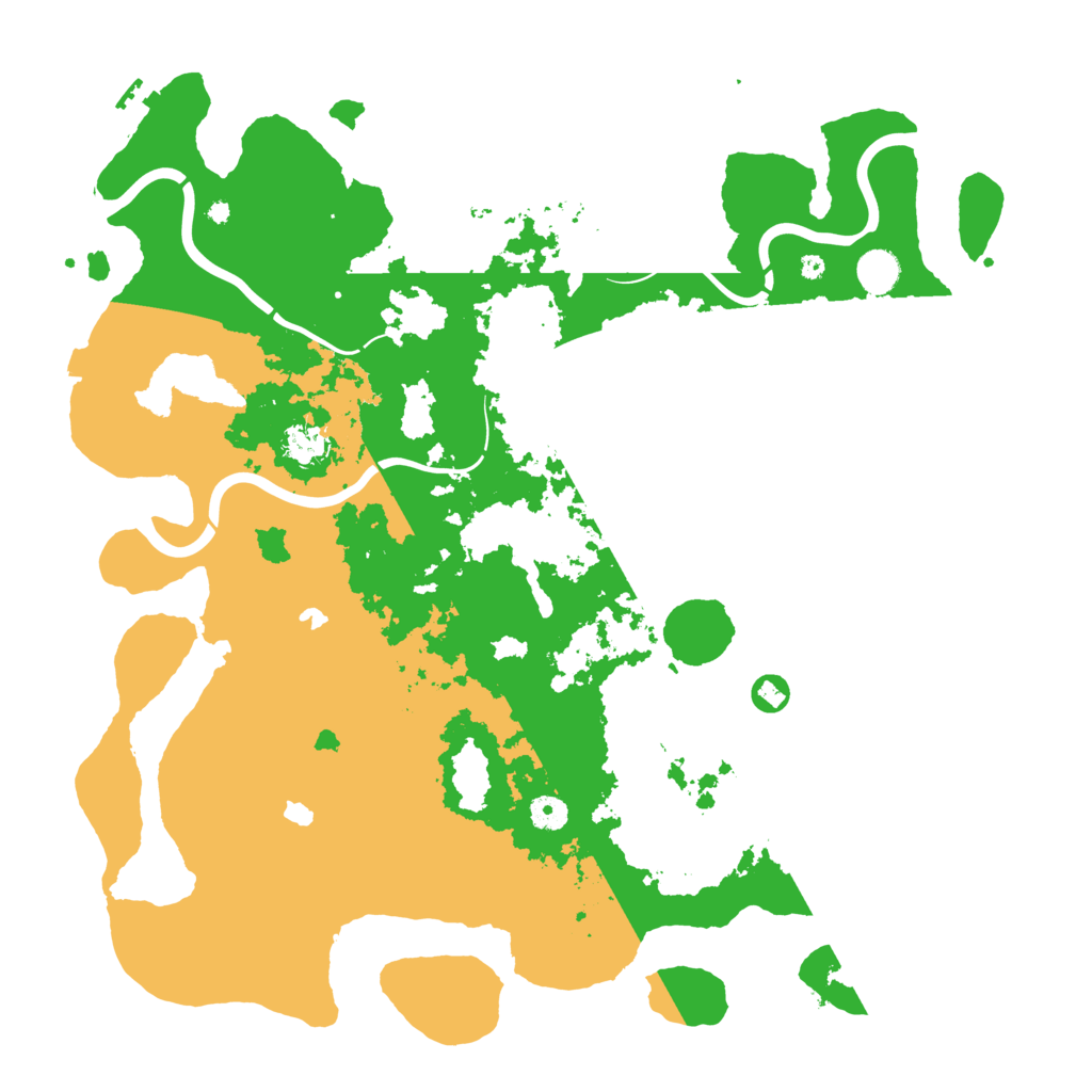 Biome Rust Map: Procedural Map, Size: 4500, Seed: 5190706