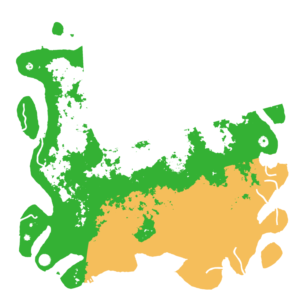 Biome Rust Map: Procedural Map, Size: 4500, Seed: 3372411