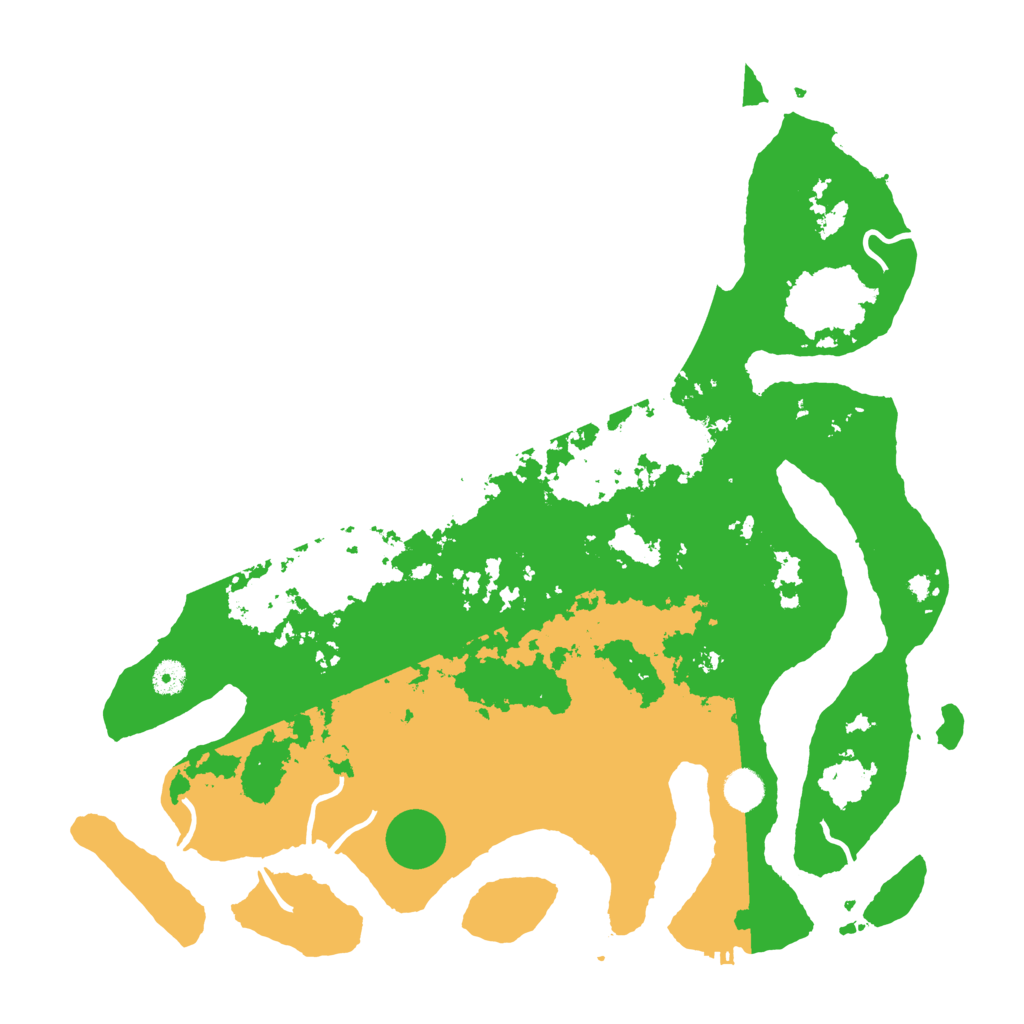 Biome Rust Map: Procedural Map, Size: 4500, Seed: 1313357