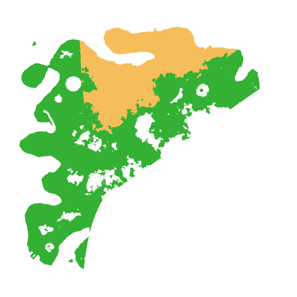 Biome Rust Map: Procedural Map, Size: 3500, Seed: 2498711