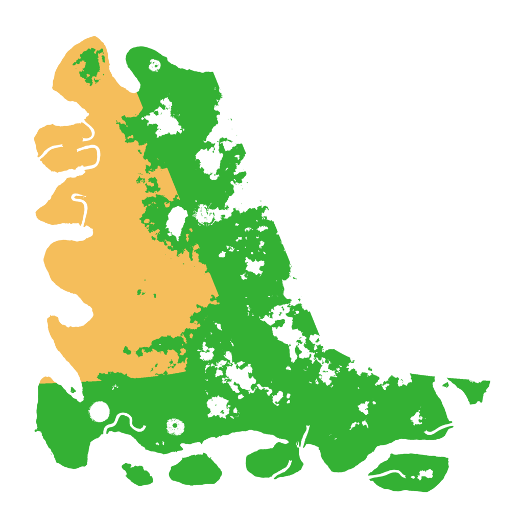 Biome Rust Map: Procedural Map, Size: 4500, Seed: 82525